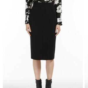 MAX MARA Black Pencil Skirt - Made in Italy